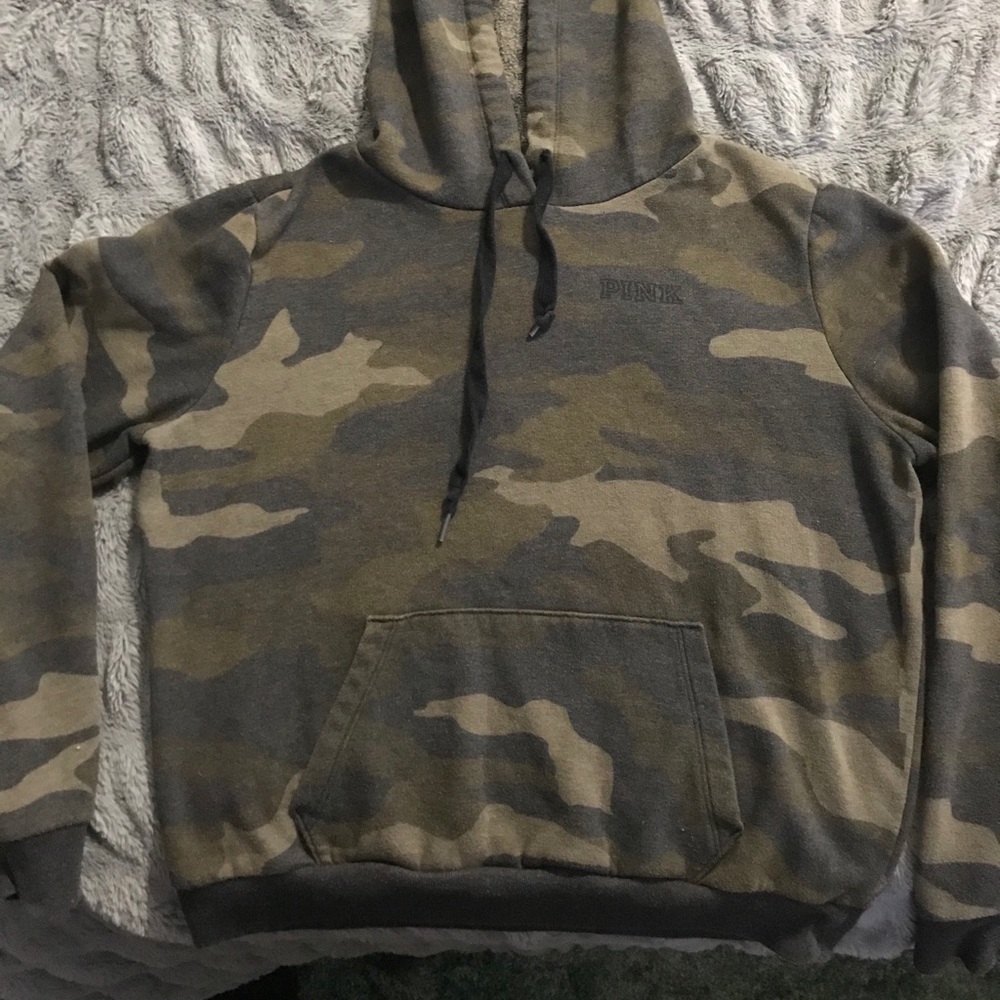 Victorias Secret camouflage hoodie Medium